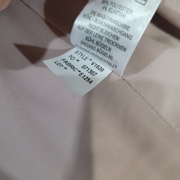 500 Maison Cinqcent Pink Blue Trench Coat - Size Extra Small - Picture 8 of 11